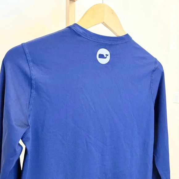 Vineyard Vines Kids Long Sleeve Performance Long-Sleeved Shirt Blue Size 12-14 - Picture 6 of 11